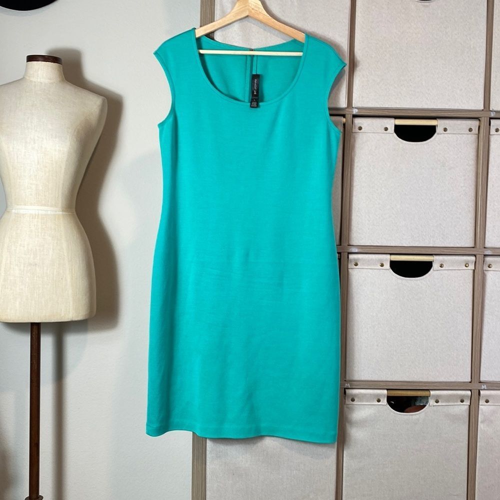 St. John - Teal/Turquoise Sheath Dress